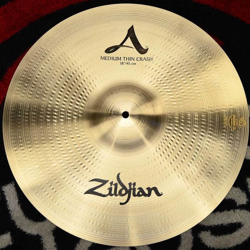 Zildjian 18" A Series Medium Thin Crash Cymbal image 2