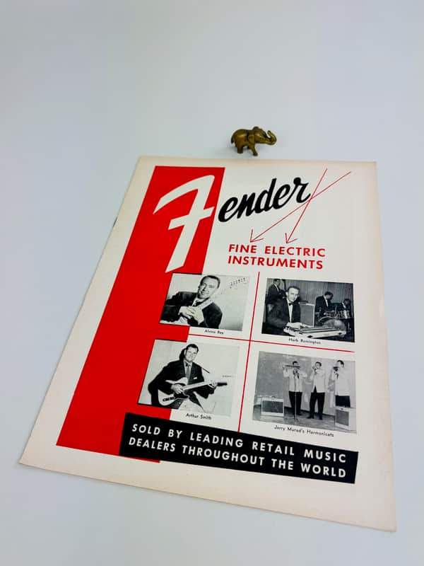 Fender Vintage Catalog 1956 image 1