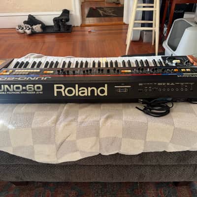 Roland Juno-60 61-Key Polyphonic Synthesizer 1982 - 1984 - Black image 3