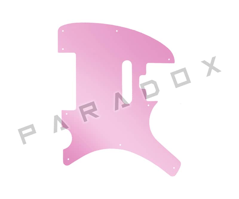 Custom Pickguard For 2005 - 2009 Made in America Parker Southern NiteFly - Pink Mirror Acrylic .125" image 1