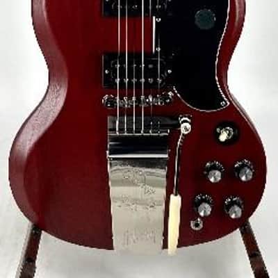 Gibson SG Standard '61 Faded Maestro Vibrola Vintage Cherry Serial #:232220039 image 5