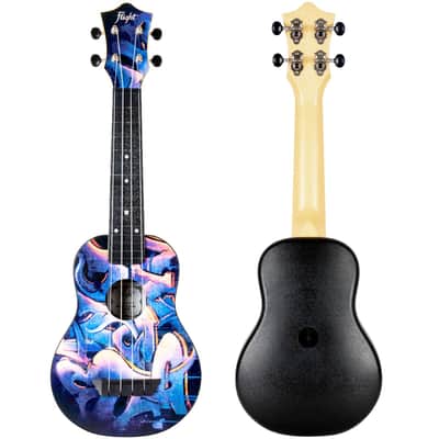 Flight TUS40 Graffiti Travel Soprano Ukulele New - Graffiti image 11