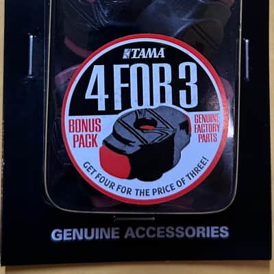 Tama QC8B4 Quick Set Cymbal Mate Wing Nut (4 Pack) 2010s - Black image 2