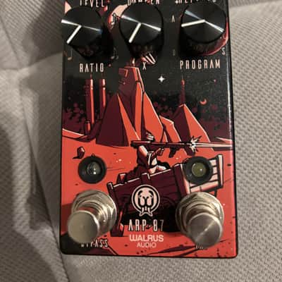 Walrus Audio ARP-87 Multi Function Delay Limited Edition - Gear Hero 2018 - Phone Red Texture / White Ink image 1