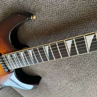 Jackson USA Dinky DK1 HSS Quilted Maple Top Tobacco Sunburst Finish 1997 OHSC image 6