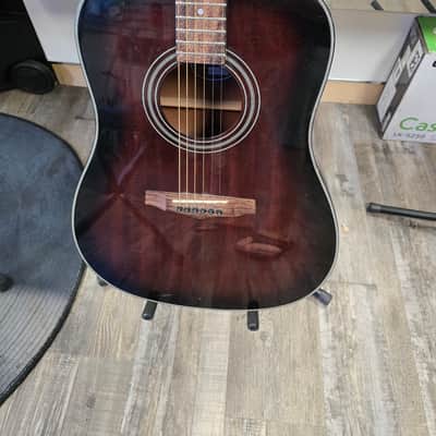 Ibanez Silver cadet szw300bs 00s - acoustic guitar made in korea