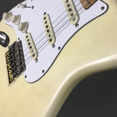 LEFTY! Vintage 1987 Fender ‘67 Strat Olympic White Blonde Custom Aged Nitro USA Swamp Ash Solid Body CTS Pots Blender Relic 6.9 Lb HSC image 20
