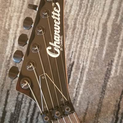 Charvel Charvette Model 270 1990 Red/Black Crackle image 2
