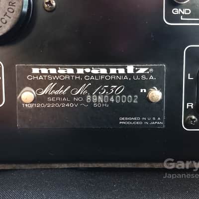 Marantz Model 1530 Stereo Receiver Japan 1978 image 9