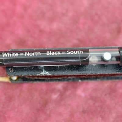 Vintage 1960's Fender Pre-CBS Jazz Bass Pickup - Black Bobbin - North Mag 8.21k image 7