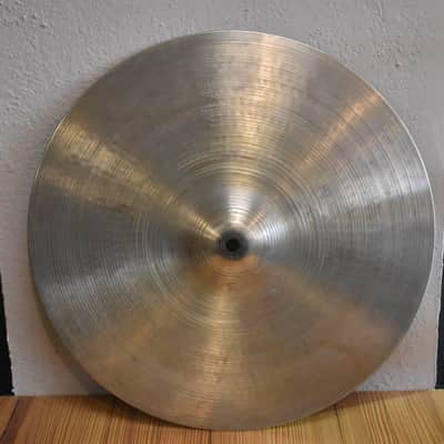 Vintage 1960s Zildjian Avedis 15" Bottom Hi Hat Cymbal - 1376g image 1