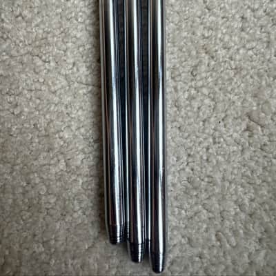 Premier Set of 3 Vintage Lokfast era Floor Tom Drum Legs - 18” Chrome 70s - Chrome image 6