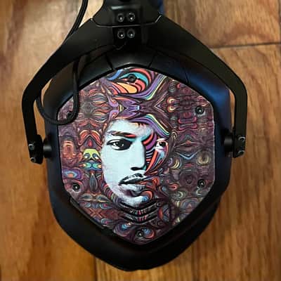V-Moda XFBT2-PLH Crossfade 2 "Peace, Love & Happiness" Jimi Hendrix Signature Wireless Headphones 2021 - Black image 1
