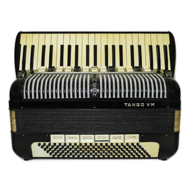 Hohner Tango VM Accordian made in Germany Original Piano Accordion, incl. New Straps Soft Case, Quality Concert Accordion, 2386, Amazing Rich Sound image 1