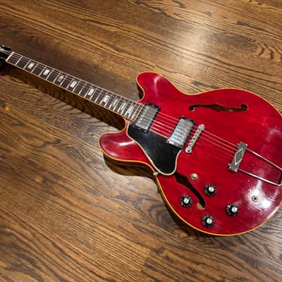 1968 Gibson ES-335TD Lefty - Cherry image 3