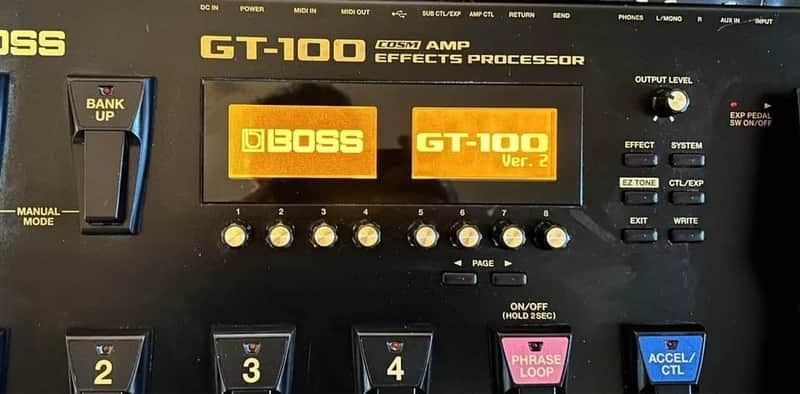 Boss GT-100 V2 COSM Amp Effects Processor Multieffetto image 1