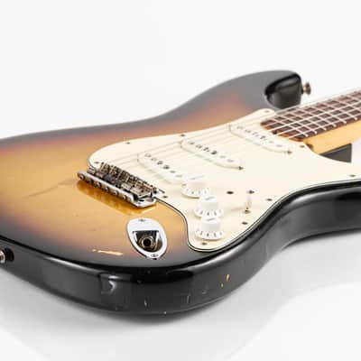 USED 1971 Fender Stratocaster with Rosewood Fretboard - Sunburst image 7