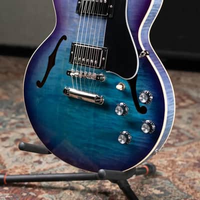 Gibson ES-339 Figured Semi-hollow Electric Guitar - Blueberry Burst with Hardshell Case image 5
