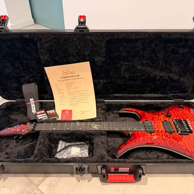 Siggi Braun Little Crow Magma Burst 2020 - 5A quilted maple Magma burst image 2