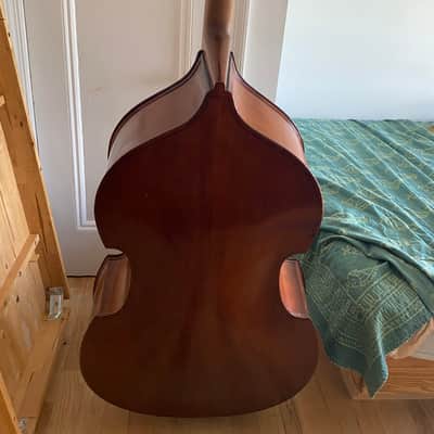 Emanuel Wilfer 3/4 Plywood Upright Bass 1950s image 2
