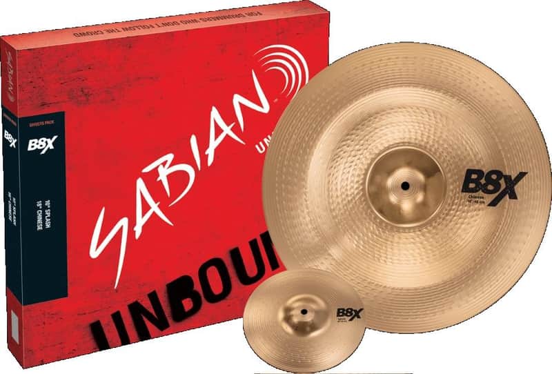 SABIAN 45005X B8X Effects Set 2-Pack Cymbal Package Made In Canada image 1