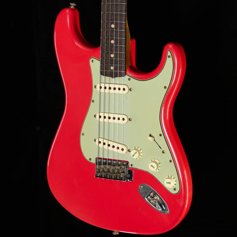 Fender Custom Shop Willcutt True '62 Stratocaster Journeyman Relic Fiesta Red 60s C (906) image 1