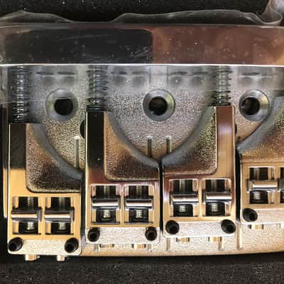 Schaller S471C 8-string bass bridge 2010s chrome image 2