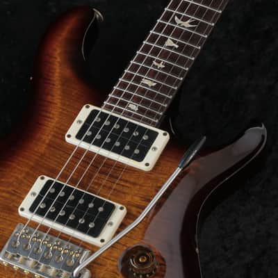 Paul Reed Smith (PRS) 2014 Custom 24 10Top Black Gold Burst Pattern Thin Neck [14 210725] (02/03) image 2
