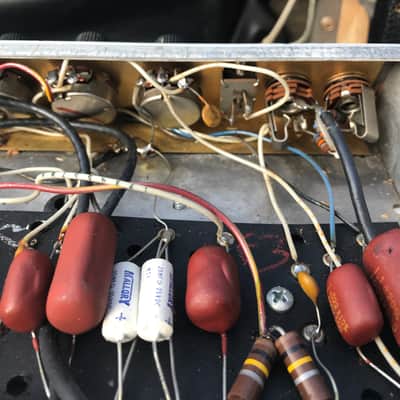 Fender Bandmaster Reverb 1969 Silver face image 10