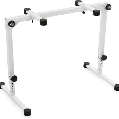 K&M 18820 Omega Pro Keyboard Stand - Pure White image 1