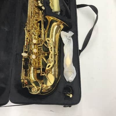 B - U.S.A. WAS-LQ Professional Alto Saxophone Lacquer w/Hard Case, Gloves, Cleaning Rod & Neck Strap image 2