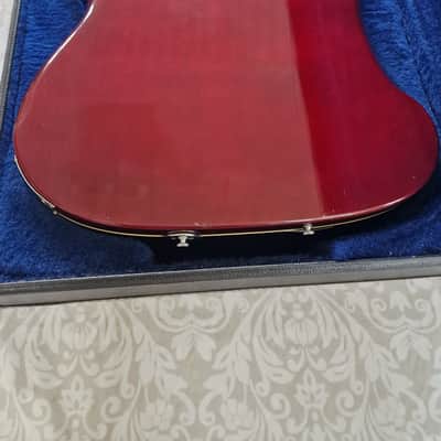 1981 Rickenbacker 4080 6/4 Double Neck 4001 Bass 480 Guitar Burgundy Red image 14