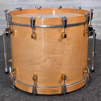 Used Yamaha Maple Custom Drum Set Natural Gloss w/Gold Hardware MIJ - Very Good image 17