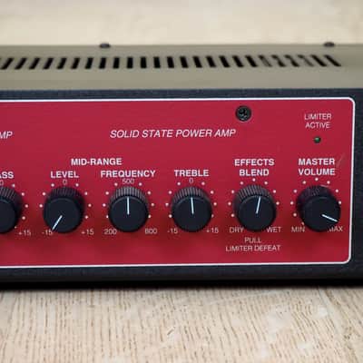 SWR Bass 350 Solid State Bass Guitar Amplifier Red Face, Pre-Fender image 4