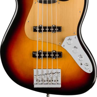 Fender American Ultra II Jazz Bass V, Ebony Fingerboard, Ultraburst image 2