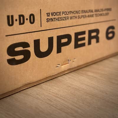 UDO Audio Super 6 12-Voice Polyphonic Binaural Analog-Hybrid Synthesizer - Limited Edition White image 8