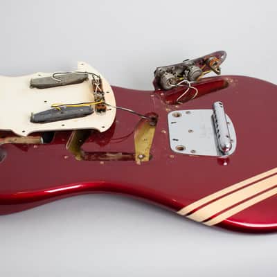 Fender  Competition Mustang Solid Body Electric Guitar (1971), ser. #306296, original grey hard shell case. image 15
