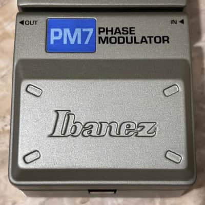 Ibanez PM7 Phase Modulator [NOS - New Old Stock] ToneLok Series - Grey Silver with Box and Manual image 8