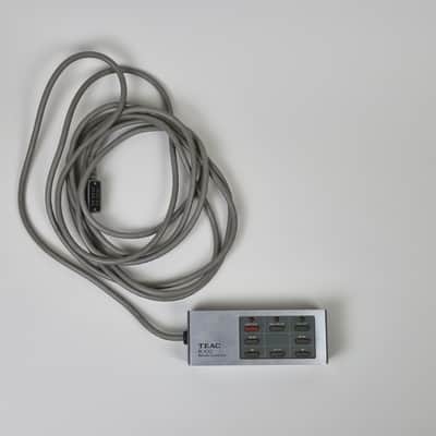 TEAC RC-100 Remote Control Unit For Reel to Reel 1970's - Silver image 1