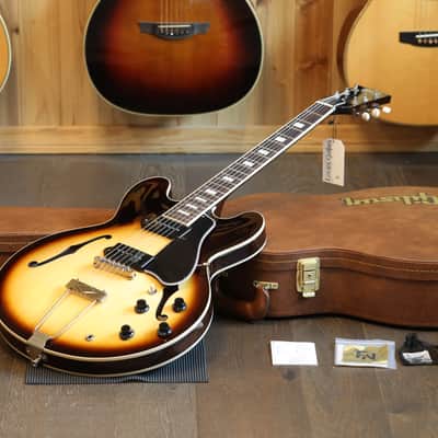 Unplayed! 2024 Gibson ES-330 Semi-Hollow Electric Guitar Vintage Sunburst + OHSC image 1