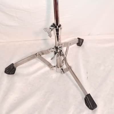 Tama VINTAGE 80's RED LABEL SINGLE BRACED LOW PROFILE SNARE DRUM STAND - CHROME image 3