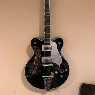 Gretsch G6139-CBDCSL Silver Falcon Double Cutaway Center Block 2016 Black image 1