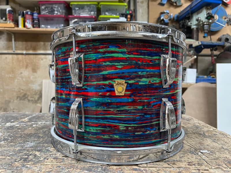 Ludwig 13x9 Tom 1968 - Psychedelic res image 1