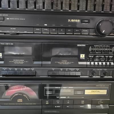 System Sharp 7700 Rare Vintage Set Cassette Deck+Tuner+CD+Amplifier+Sound Japan image 19