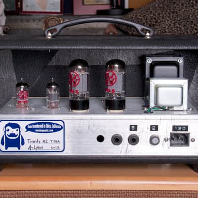 Monkeymatic Twenty TYBA 20 watt all tube amp custom head image 3
