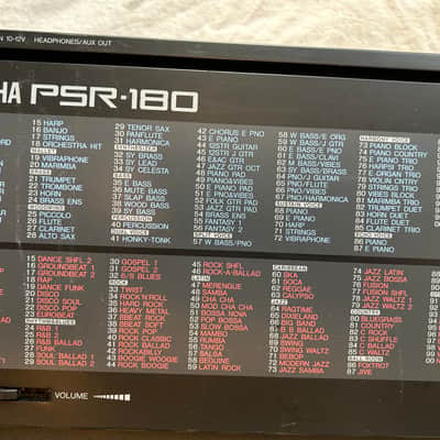 Yamaha PSR-180 Late 1980s image 3