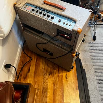 Ampeg V-2 2-Channel 60-Watt Guitar Head 1971 - 1980 - Black image 5