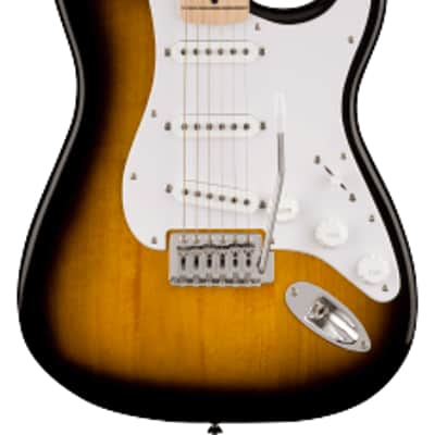 Fender Squier Sonic Stratocaster Electric Guitar, 2-Color Sunburst, Maple Neck image 1