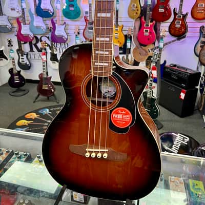 Fender Kingman™ Bass, Walnut Fingerboard, Black Pickguard, Shaded Edge Burst image 2