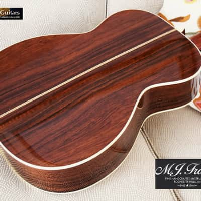 MJ Franks 000-42 Style, Short Scale, Euro Spruce, Madagascar RW, 1-11/16" Nut image 4